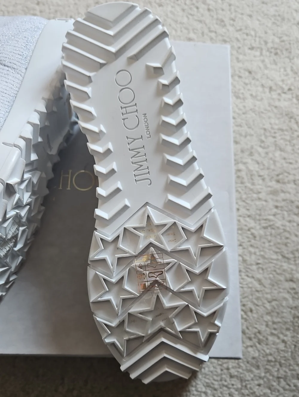 🛑 JIMMY CHOO Norway Pom Pom Sneakers